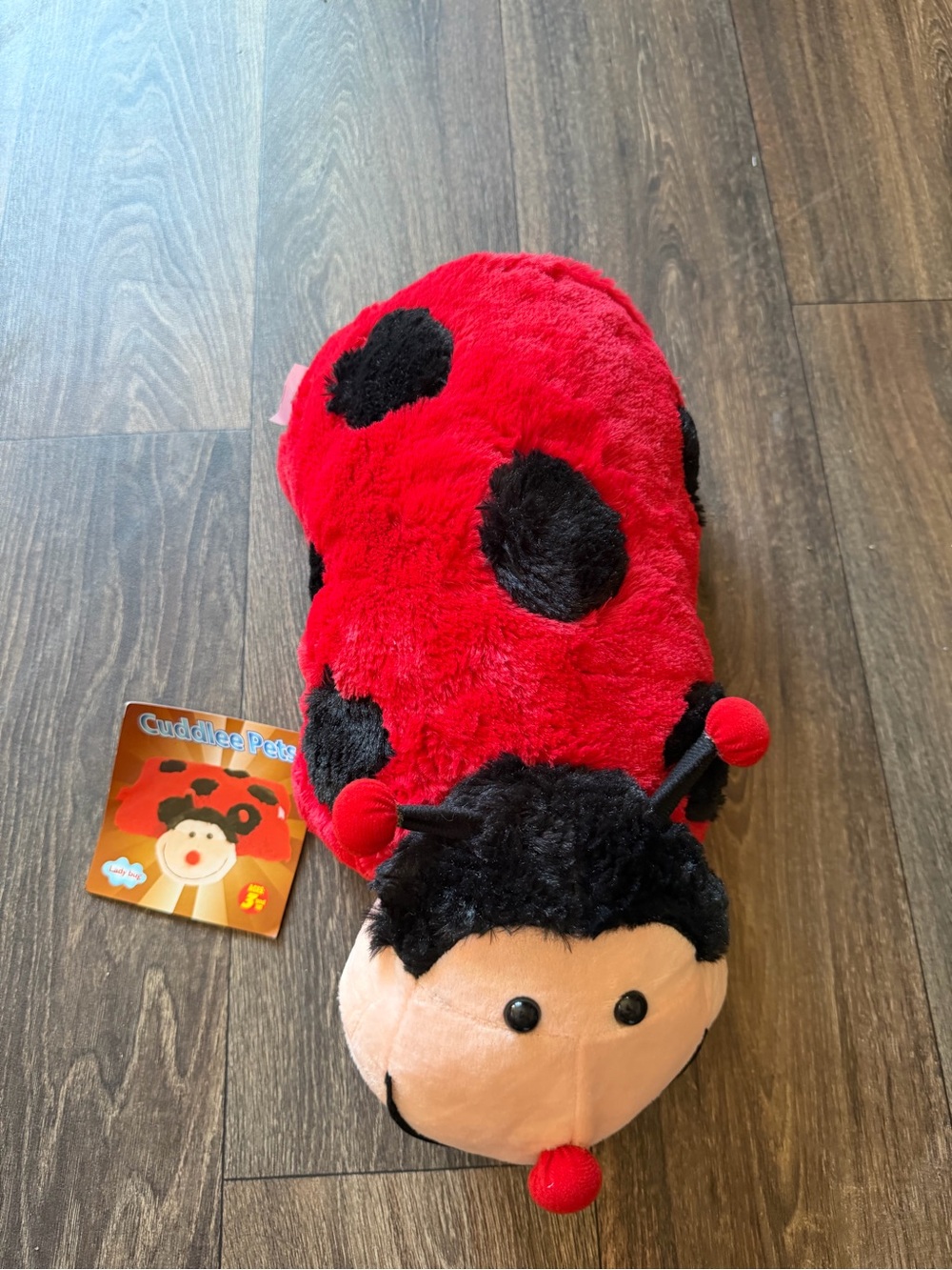 Plush Red Ladybug Stuffed Animal - Soft Cuddle Toy